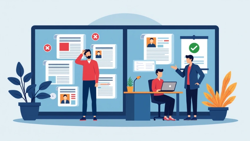 HR document verification process